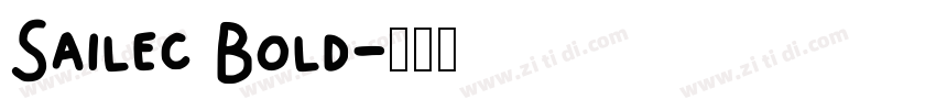 Sailec Bold字体转换